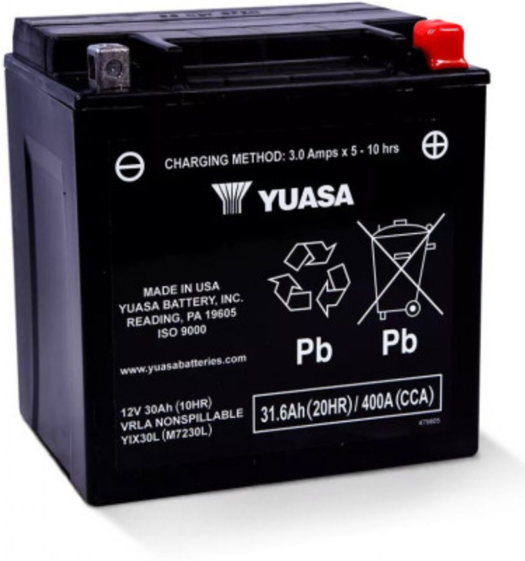 Акція на Автомобільний акумулятор Yuasa 12V 31.6Ah High Performance Mf Vrla Battery Agm YIX30L-BS (заряджений) від Y.UA