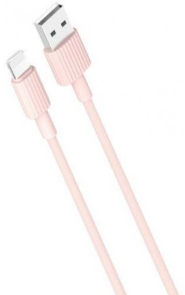 Акція на Xo Usb Cable to Lightning 2A 1m Pink (NB156) від Stylus