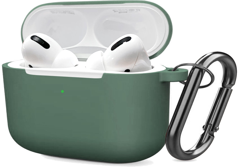 Акція на Чохол для навушників Tpu Case with Belt Atrovirens for Apple AirPods Pro від Y.UA