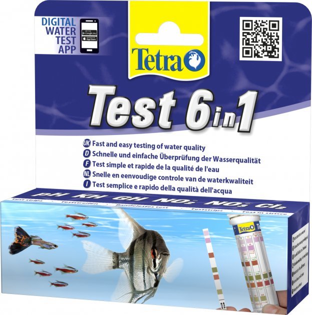 Акція на Тест для воды Tetra Test 6 in 1 25 штук (4004218175488) від Stylus