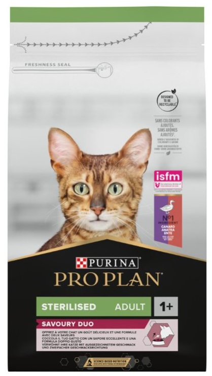 Акція на Сухой корм Pro Plan Sterilised 1+ для стерилизованных кошек с уткой и печенью 10 кг (7613036732727) від Stylus