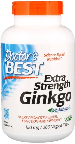 Акція на Doctor's Best, Extra Strength Ginkgo, 120 mg, 360 Veggie Caps (DRB-00273) від Stylus
