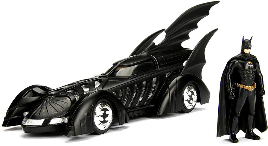 Акция на Машина Jada Бетмен (1995) назавжди Бетмобіль із фігуркою Бетмена 1:24 (253215003) от Y.UA