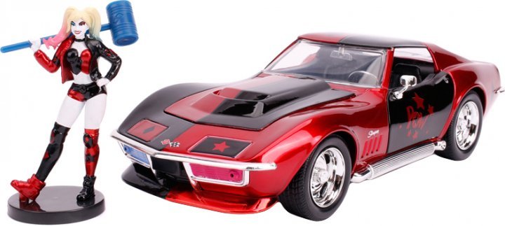 Машина металева Jada Chevrolet Corvette Stingray (1969) + фігурка Харлі Квін Червона1:24 (253255019)
Машина металева Jada Chevrolet Corvette Stingray (1969) + фігурка Харлі Квін Червона1:24 (253255019)