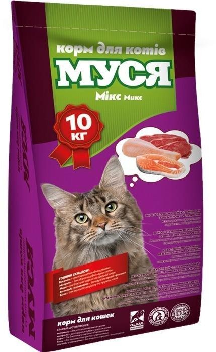Акція на Сухой корм для котов Муся Микс 10 кг (4820097803676) від Stylus
