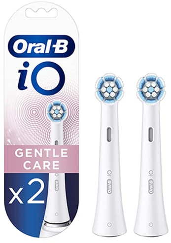 Акція на Насадка для зубной щетки Braun Oral-B iO Rb Gentle Care White (2) від Stylus