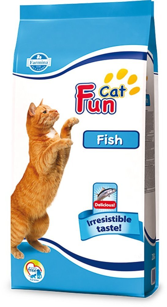 Акція на Сухой корм Farmina Fun Cat Fish для взрослых кошек, с рыбой 20 кг (156442) від Stylus
