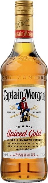 Акція на Алкогольный напиток на основе Карибского рома Captain Morgan "Spiced Gold" 1л (BDA1RM-RCM100-008) від Stylus