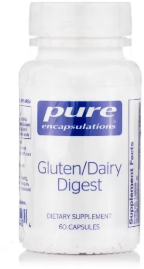 Акція на Pure Encapsulations Gluten / Dairy Digest Ферменты для переваривания глютена 60 капсул від Stylus