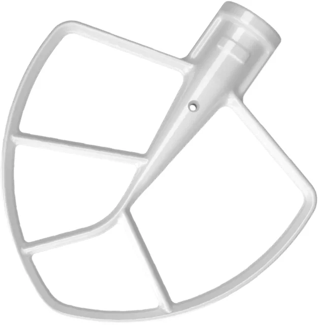 Акція на Насадка-лопатка KitchenAid 5KSMBLWF для миксера с чашей 5.6 л / 6.6 л белая від Stylus
