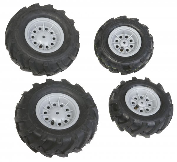 Акція на Набор надувных колес Rolly Toys rollyTrac Air Tyres 2х260х95, 2х325х110 (409846) від Stylus