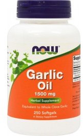Акція на Now Foods Garlic Oil 1500 mg 250 caps (Чесночное масло) від Stylus