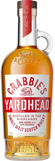 Акція на Виски Crabbie's Halewood Yardhead, 0.7л 40% (AS8000019427118) від Stylus
