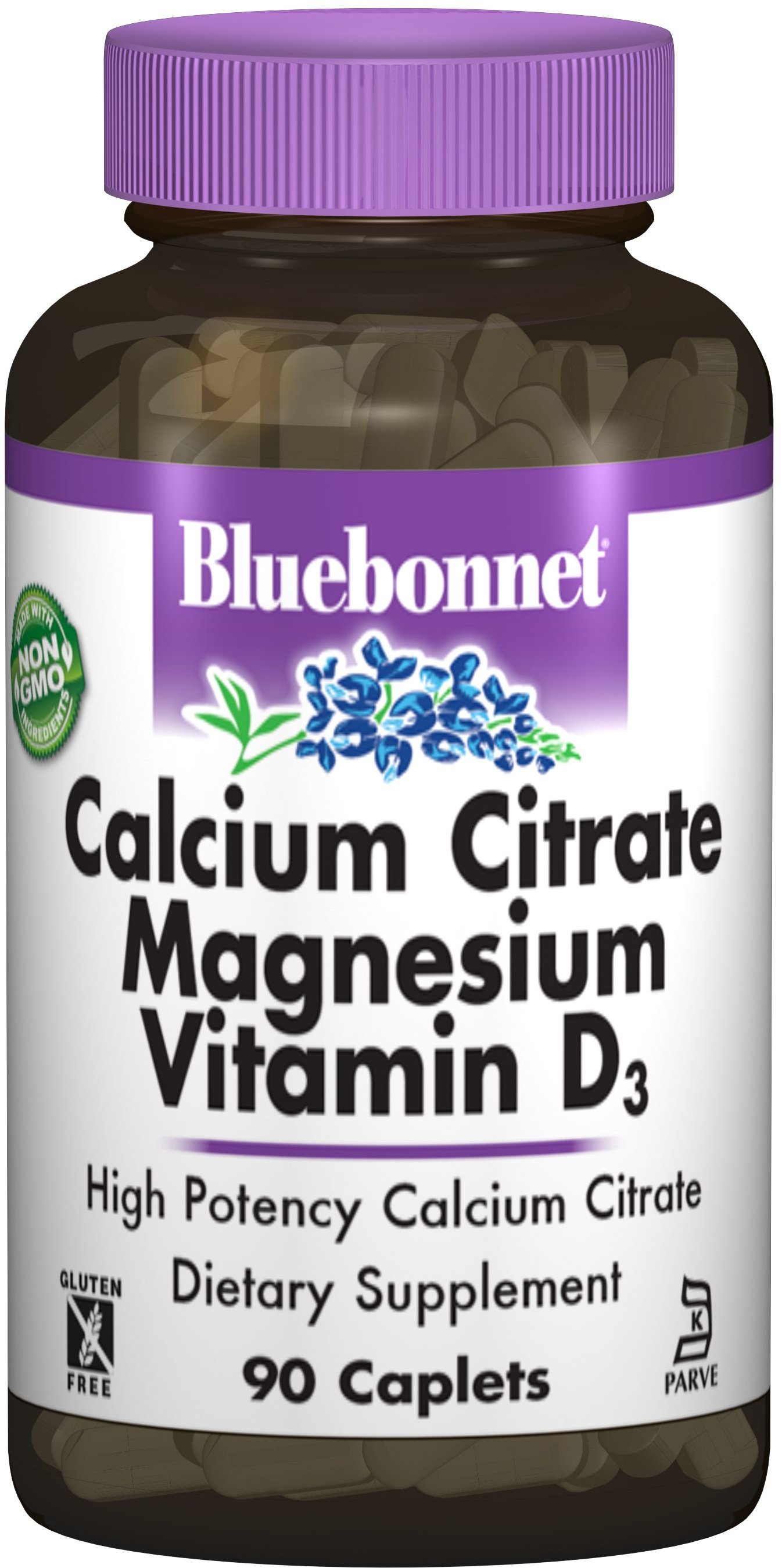 Акція на Bluebonnet Nutrition Calcium Citrate, Magnesium, Vitamin D3, 90 Caplets (BLB0715) від Stylus