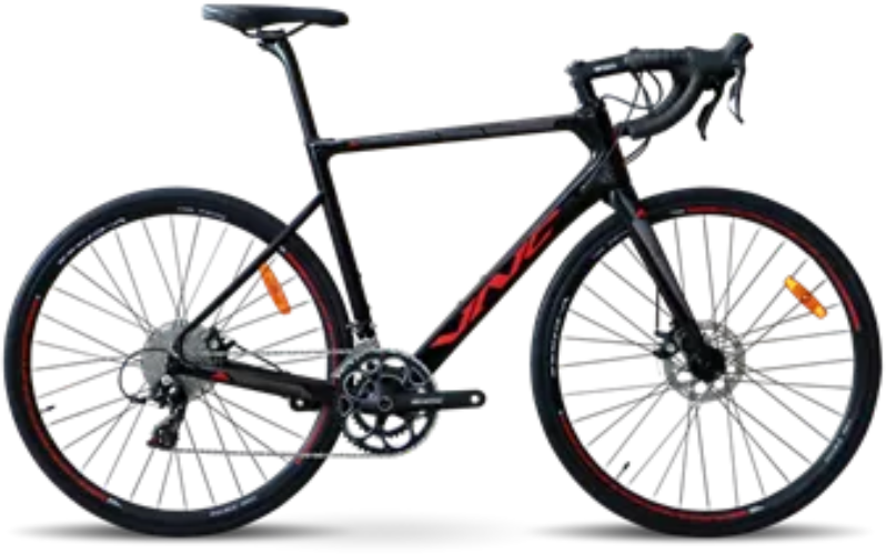 Акція на Велосипед Vnc 2023' 28" TimeRacer Team EMP12 V53C12EMP12-2851-BR 20"/51см (2220) black (shiny)/red (shiny) від Stylus