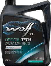 Акция на Моторное масло Wolf Officialtech 0W30 MS-BHDI 5Lx4 от Stylus