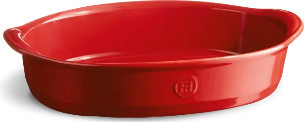 Акція на Форма для запекания Emile Henry 2.3 л 36.5x20.5 см керамическая овальная красная (349052) від Stylus