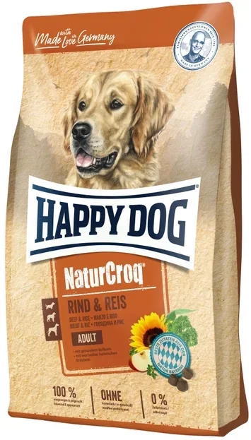 Акція на Сухой корм для собак Happy Dog NaturCroq Adult Rind&Reis с говядиной и рисом 15 кг (60517) від Stylus