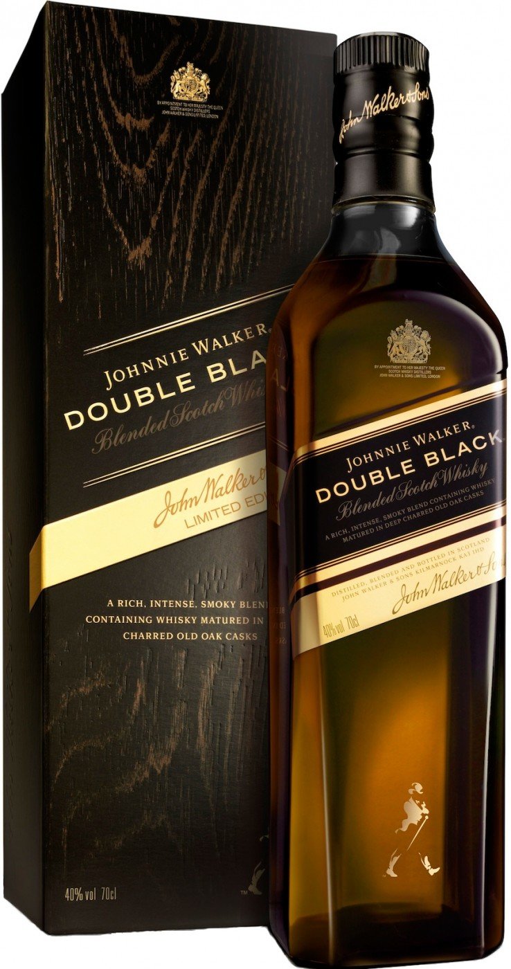 Акція на Виски Johnnie Walker «Double Black», gift box, 0.7л (BDA1WS-JWB070-012) від Stylus
