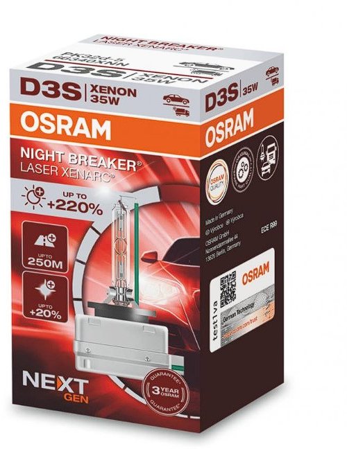 Акція на Ксенонова лампа Osram D3S Night Breaker Laser Next Gen 42V 35W (66340XNN) від Y.UA