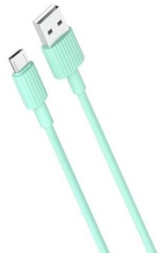 Акція на Xo Usb Cable to Lightning 2A 1m Green (NB156) від Y.UA