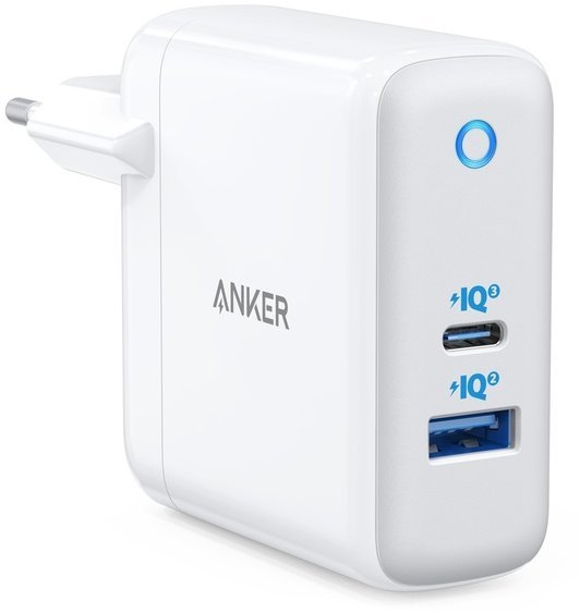 Акція на Anker Usb Wall Charger PowerPort+ Atom Iii 60W Pd Power Iq 3.0 White (A2322321/A2322G21) від Stylus
