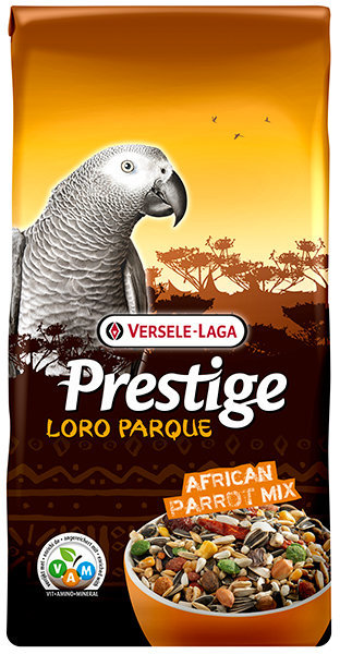 Акція на Корм Versele-Laga Prestige Premium Loro Parque African Parrot Mix для папуг жако, сенегальський, конголезький 15 кг (222 041) від Y.UA