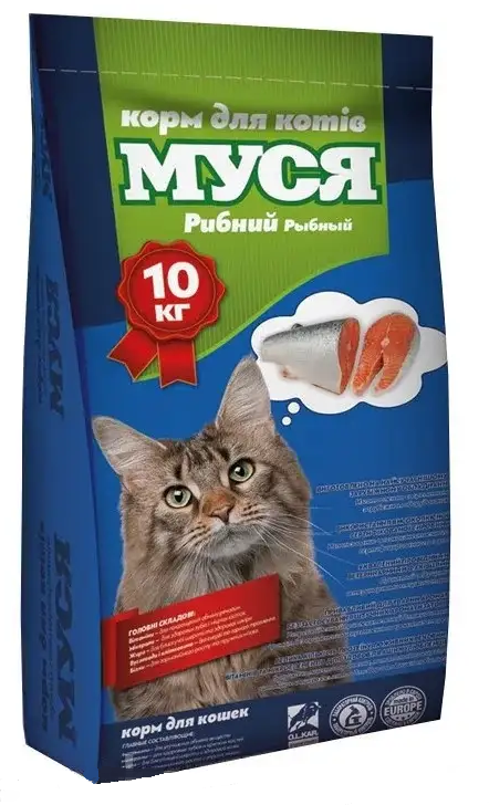 Акція на Сухой корм для котов Муся Рыбный 10 кг (4820097803706) від Stylus