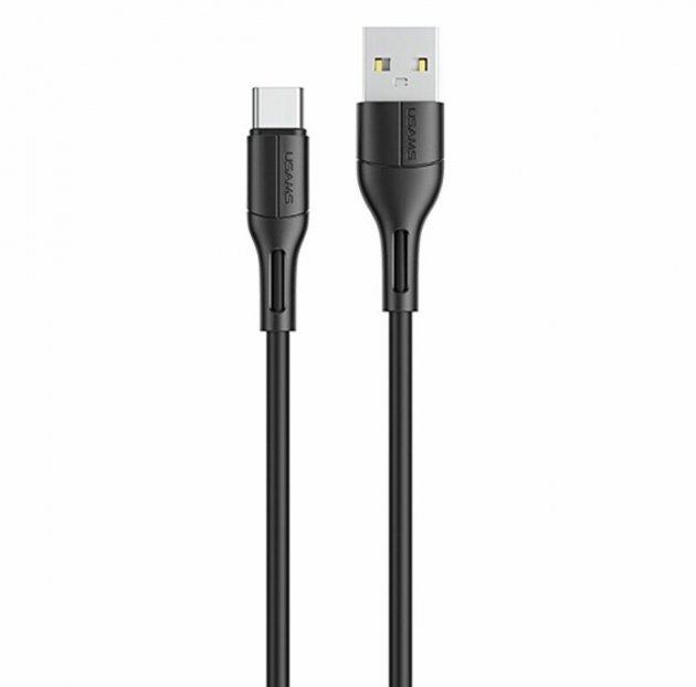 Акція на Usams Usb Cable to USB-C 1m Black (US-SJ501) від Y.UA