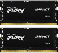 Акція на Kingston Fury 32 Gb (2x16GB) DDR5 6400 MHz Impact Black (KF564S38IBK2-32) від Stylus