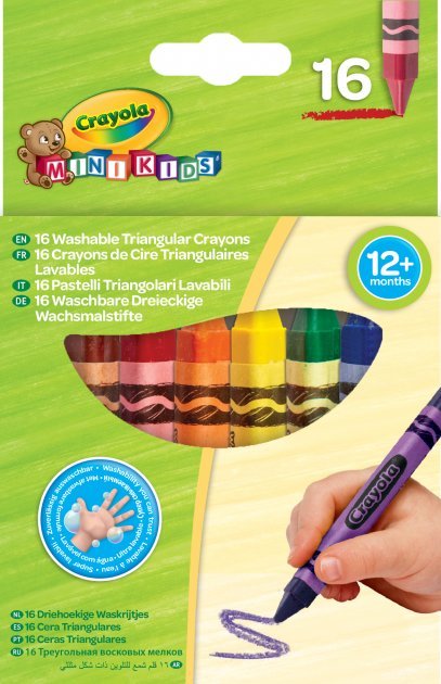 Набор восковых мелков Crayola Mini Kids для малышей Треугольные 16 шт (256316.112)
Набор восковых мелков Crayola Mini Kids для малышей Треугольные 16 шт (256316.112)