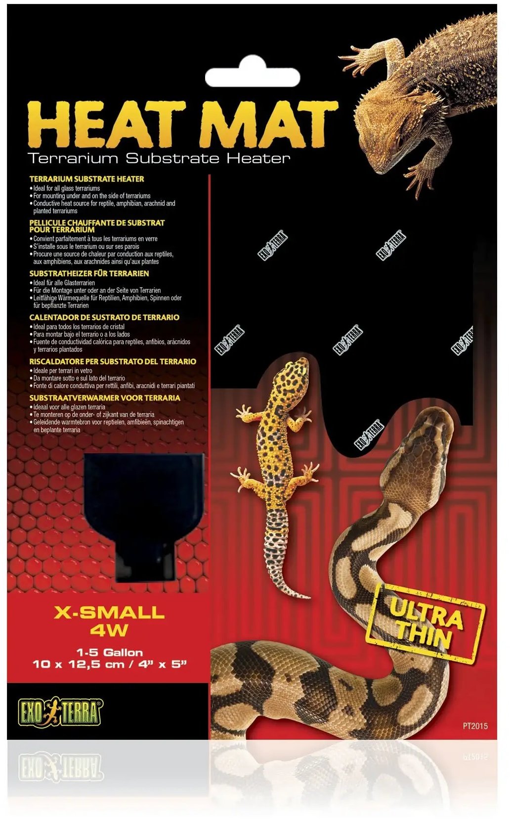 Акція на Обогреватель Exo Terra Heat Mat Горячий коврик 4 W 10x12.5 см (PT2015) від Stylus