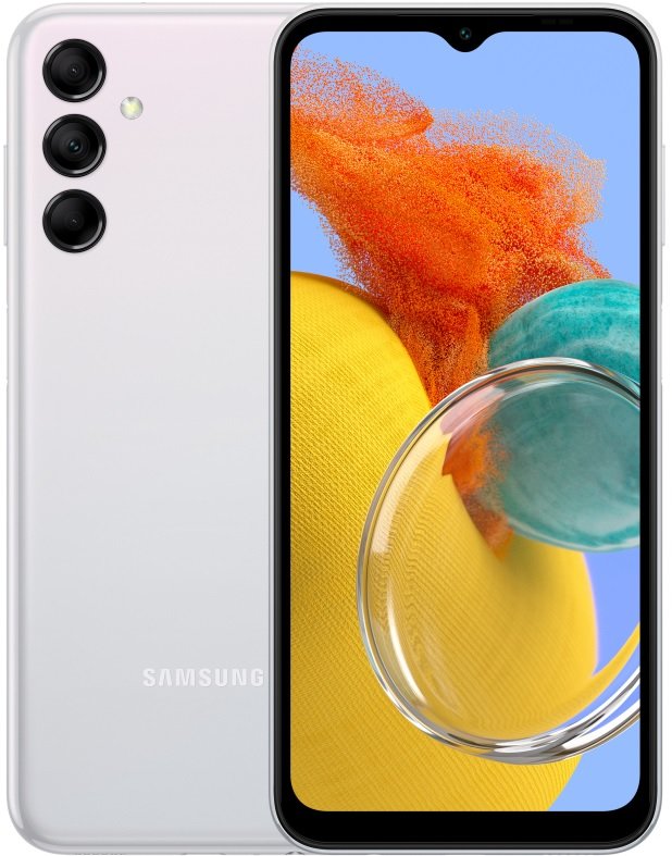 Акция на Samsung Galaxy M14 5G 4/64Gb Silver M146B (UA UCRF) от Stylus