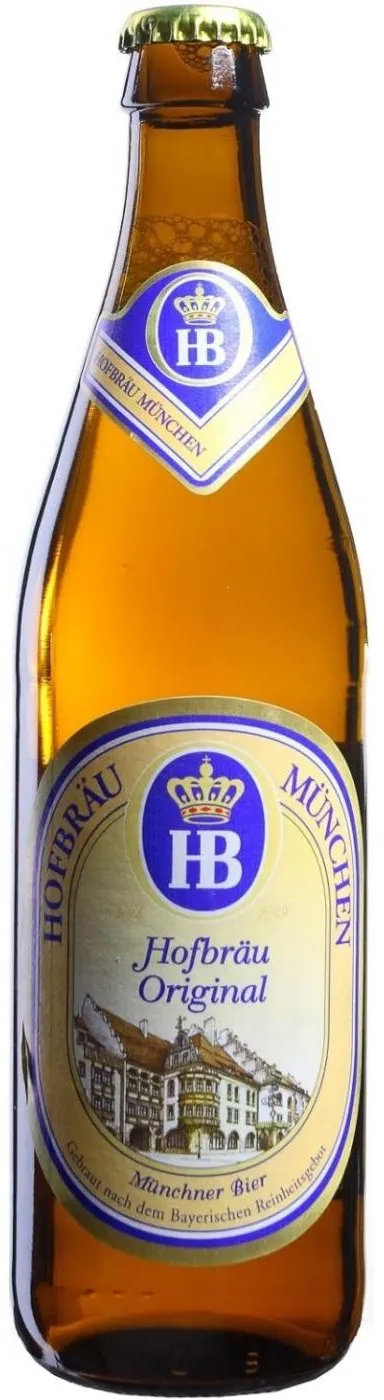 Акция на Упаковка пива Hofbrau Original, світле фільтроване, 5.1% 0.5л х 20 пляшок (EUR4005686001095) от Y.UA