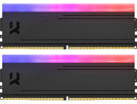 Акція на Goodram 64 Gb (2x32GB) DDR5 6400 MHz Irdm Rgb Black (IRG-64D5L32/64GDC) від Stylus