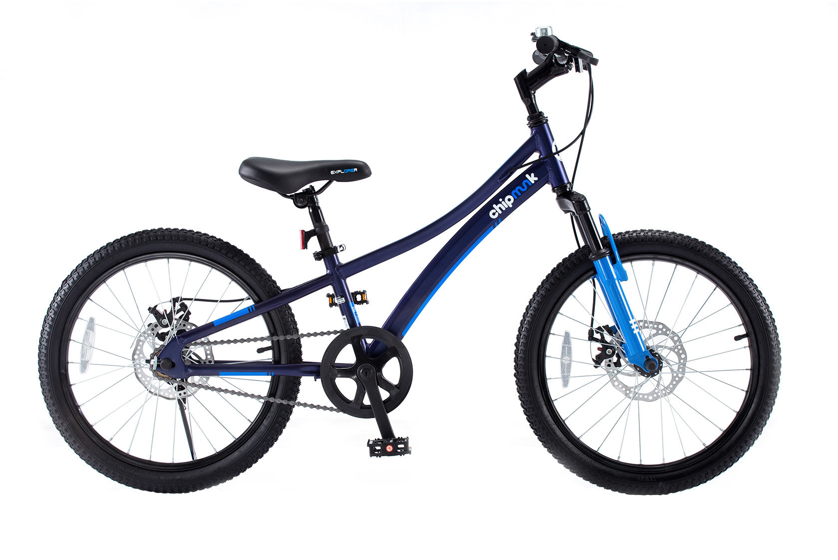 Акція на Велосипед детский RoyalBaby Chipmunk Explorer 20" Official Ua синий від Stylus
