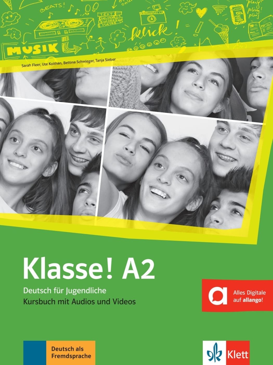 Акция на Klasse! A2: Kursbuch mit Audios und Videos от Y.UA