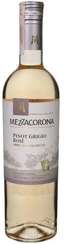 Вино Mezzacorona Pinot Grigio Vignetti Delle Dolomiti Igt рожеве сухе 12 % 0.75 л (8004305000613)
Вино Mezzacorona Pinot Grigio Vignetti Delle Dolomiti Igt рожеве сухе 12 % 0.75 л (8004305000613)