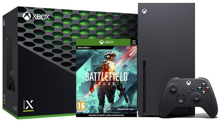 Акция на Microsoft Xbox Series X 1TB + Battlefield 2042 от Y.UA