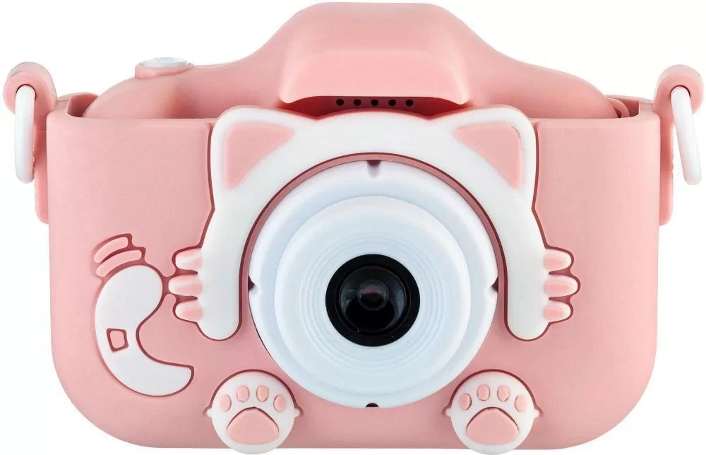 Акция на Цифровой детский фотоаппарат Baby Photo Camera Cartoon Cat pink от Stylus