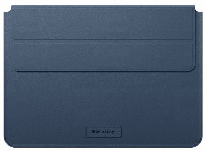Акція на SwitchEasy EasyStand Leather Sleeve Midnight Blue (GS-105-232-201-63) for MacBook 13-14" від Stylus