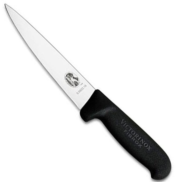 Акція на Кухонный нож Victorinox Fibrox Sticking 14см с черн. ручкой (5.5603.14) від Stylus