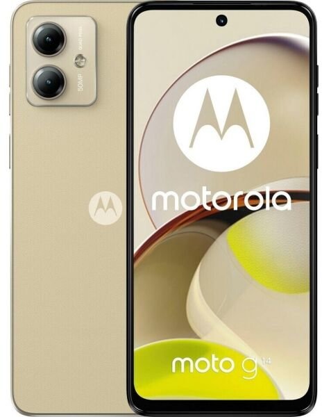 Акция на Motorola G14 4/128GB Butter Cream (UA UCRF) от Y.UA