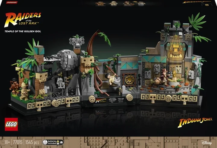 Акція на Конструктор Lego Indiana Jones Храм Золотого Ідола (77015) від Y.UA
