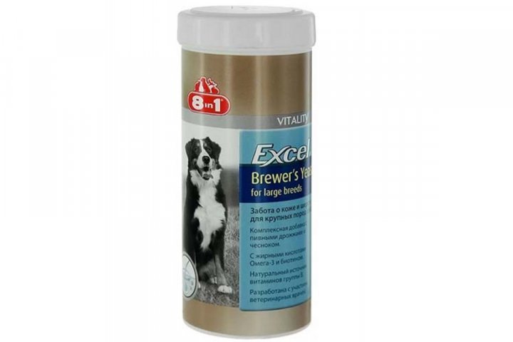 Акція на Витамины 8in1 Excel Brewers Yeast для крупных собак 80 шт. (4048422109525) від Stylus