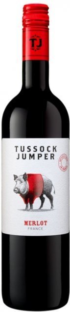 Акція на Вино Tussock Jumper, Merlot, 13.5%, красное сухое, 0,75 л (PRV3760204540210) від Stylus