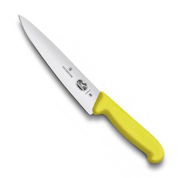 Акція на Кухонный нож Victorinox Fibrox Carving 19см с желт. ручкой (52008.19) від Stylus