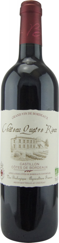 Акція на Вино Chateau Quatre Rieux красное сухое 0.75 л (BWT2201) від Stylus