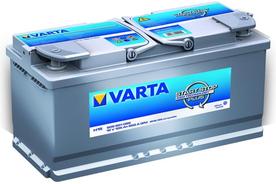 Акція на Автомобільний акумулятор Varta 6СТ-105 Silver Dynamic Agm (H15) від Y.UA