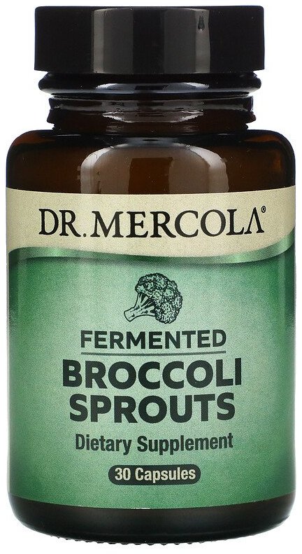 Акція на Dr. Mercola Fermented Broccoli Sprouts Ферментированные ростки Брокколи 30 капсул від Stylus